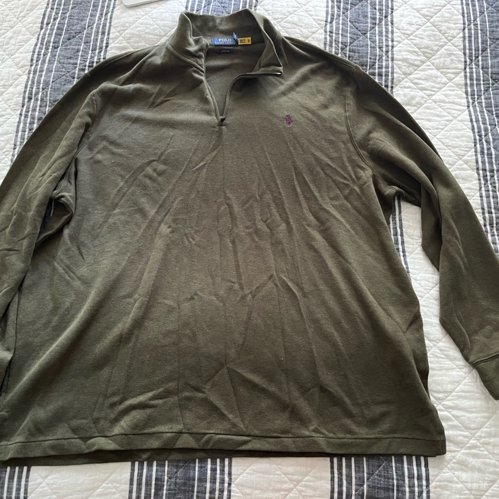 Ralph Lauren polo long sleeve zip up sweater
